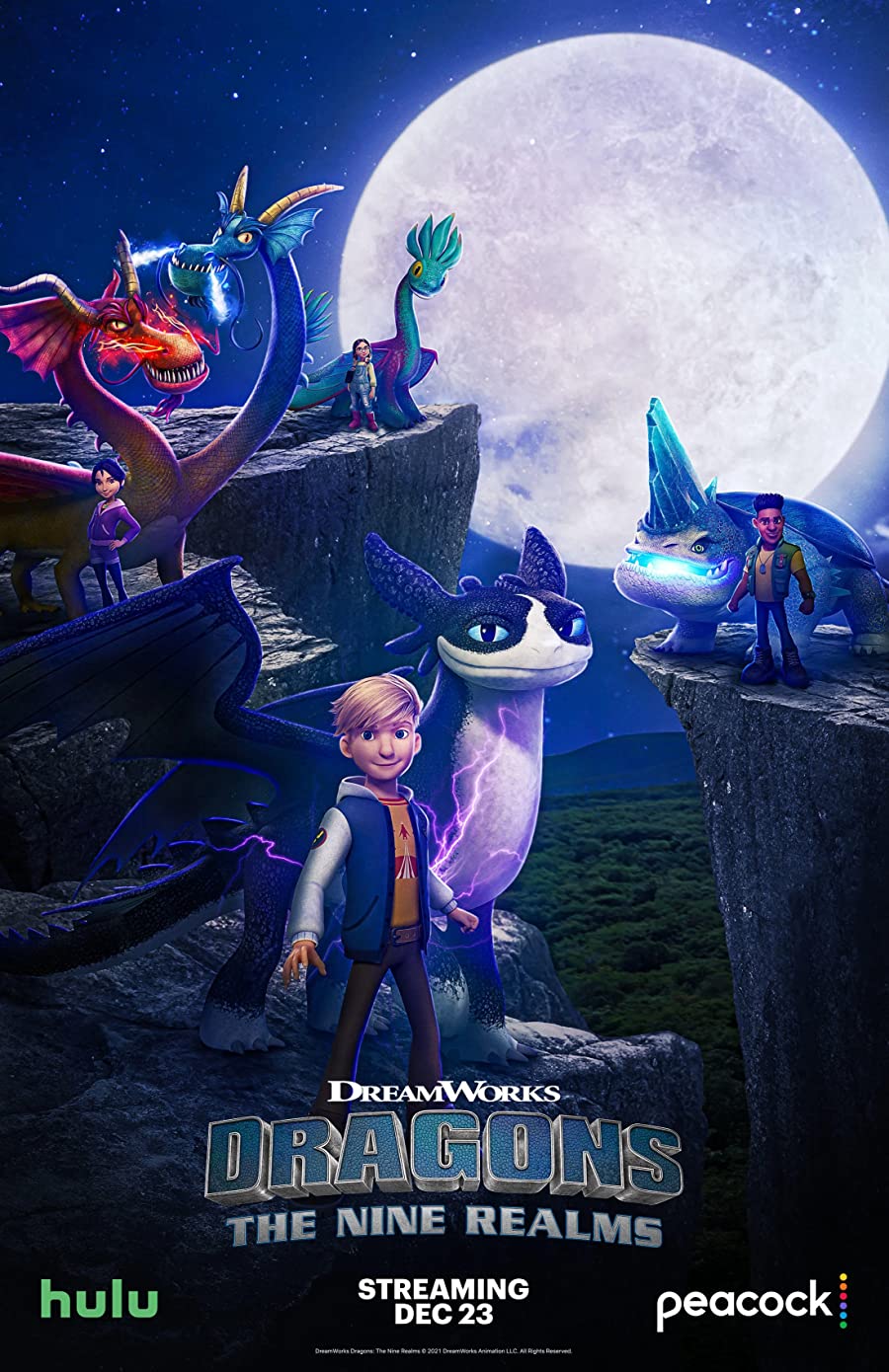 دانلود سریال Dragons: The Nine Realms با دوبله فارسی