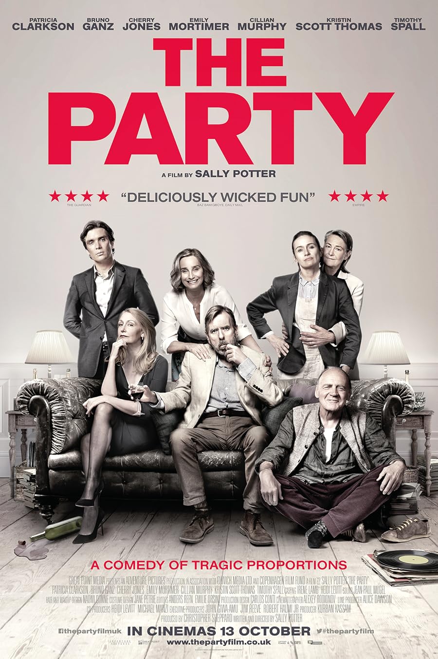 دانلود فیلم The Party 2017 با زیرنویس فارسی چسبیده